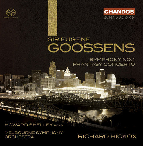 the album cover for Richard Hickox - Symphony No. 1 / Phantasy Concerto