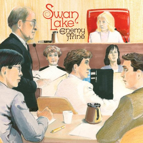the album cover for Swan Lake - Enemy Mine