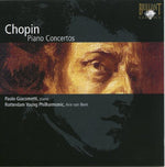 the album cover for F. CHOPIN - Piano Concertos