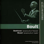 the album cover for Beethoven L.V./Mozart W.A. - Beethoven L.V./Mozart W.A. : Symphony No. 6; Symphony No. 4