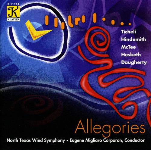 the album cover for North Texas Wind Symphony - Allegories