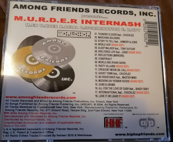 M.U.R.D.E.R. Internash...* : World Hop (CD, Album)