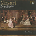 the album cover for W.A. Mozart - Piano Sonates KV 311-330-331