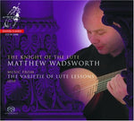 the album cover for Matthew Wadsworth - Knight of the Lute