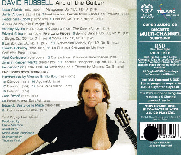 David Russell : Art Of The Guitar (SACD, Hybrid, Multichannel, Album)