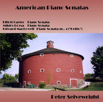 the album cover for Peter Seivewright - American Piano Sonatas