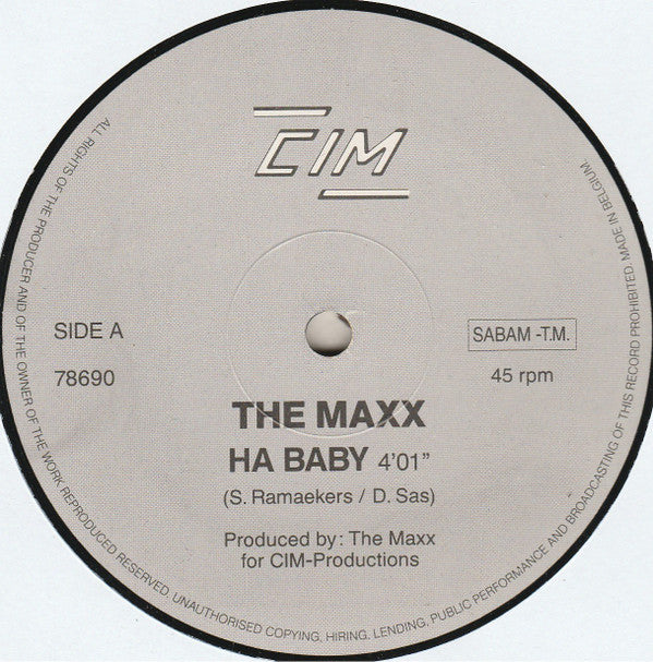 The Maxx : Ha Baby (12")