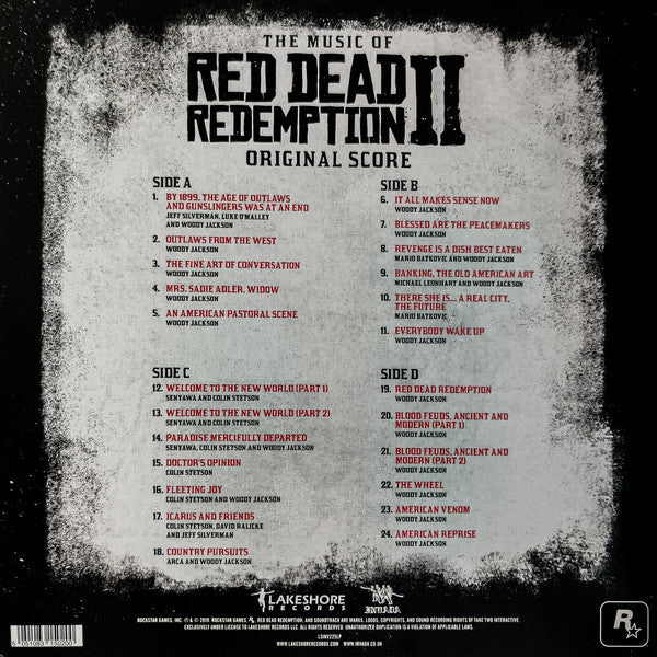 Various : The Music Of Red Dead Redemption II (Original Score) (2xLP, Album, Ltd, Cle)