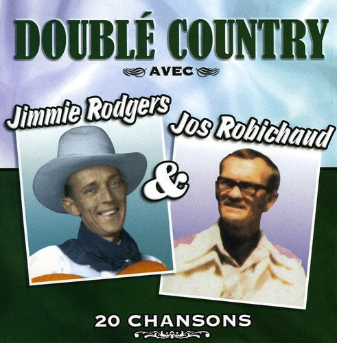 the album cover for Double Country - Avec Jimmie Rodgers
