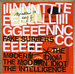 the album cover for Intelligence - Fake Surfers