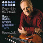 the album cover for G. Catoire - Essentials: Works for Solo Violin