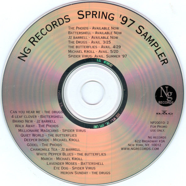 Various : Ng Records Spring '97 Sampler (CD, Comp, Promo, Smplr)