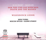 the album cover for Indra Thomas - Death & Maiden / Wesendonck-Lieder