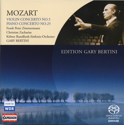 the album cover for Gary Bertini - Violin Concerto 5 / Piano Concerto 25