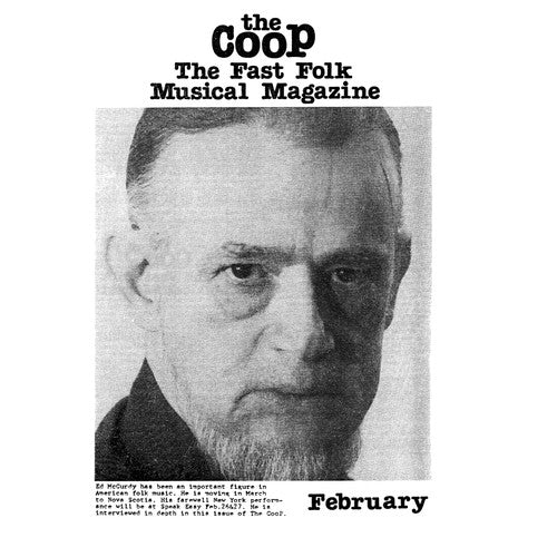 the album cover for Various Artists - Fast Folk Musical Magazine (1) 1 / Various