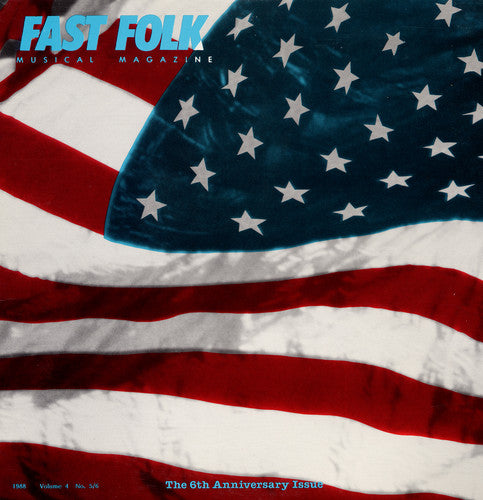 the album cover for Fast Folk Musical Magazine 5 The 6th 4 / Various - Fast Folk Musical Magazine (5) the 6th 4 / Various