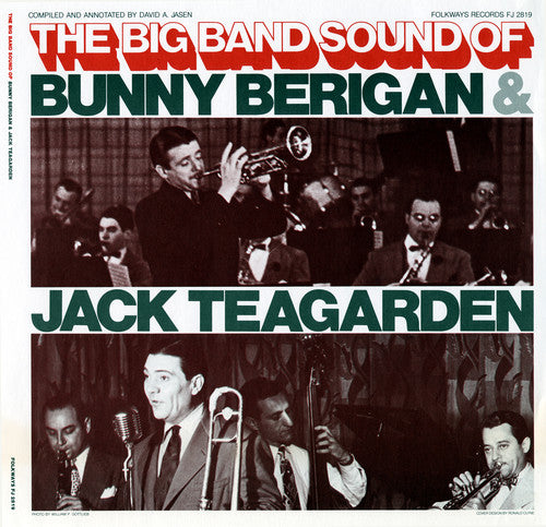 the album cover for Berigan/Teagarden - The Big Band Sounds of Bunny Berigan and Jack