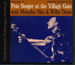 the album cover for Pete Seeger - Village Gate with Memphis Slim and Willie Dixon
