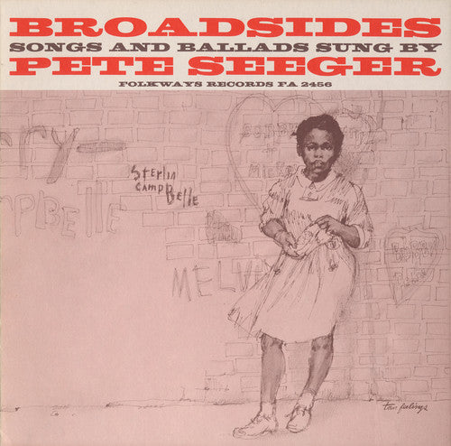 the album cover for Pete Seeger - Broadsides - Songs and Ballads