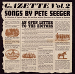 the album cover for Pete Seeger - Gazette, Vol. 2