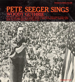 the album cover for Pete Seeger - Pete Seeger Sings Woody Guthrie