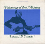 the album cover for Loman Cansler - Folksongs of the Midwest