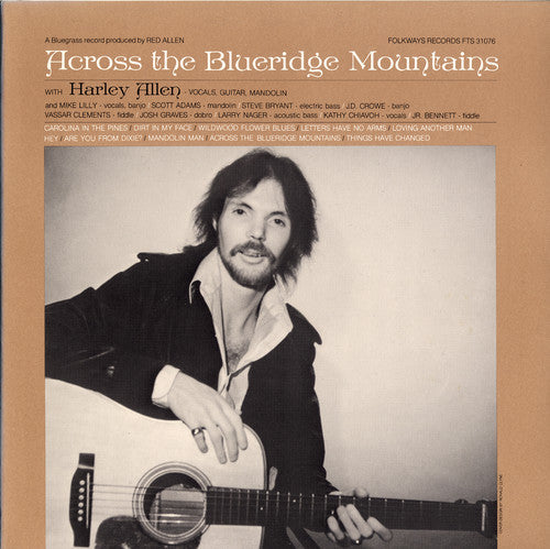 the album cover for Harley Allen - Across the Blueridge Mountains