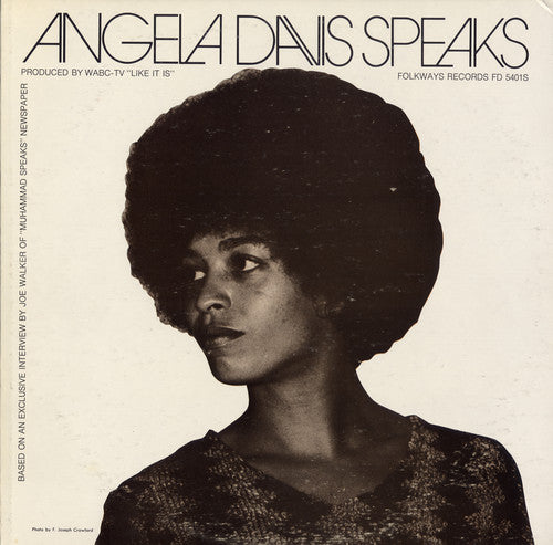 the album cover for Angela Davis - Angela Davis Speaks