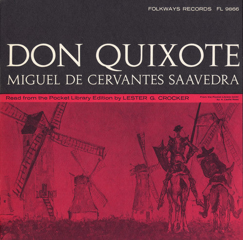 the album cover for Lester G. Crocker - Don Quixote: By Miguel de Cervantes Saavedra