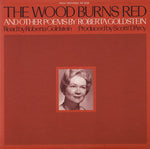 the album cover for Roberta Goldstein - The Wood Burns Red and Other Poems