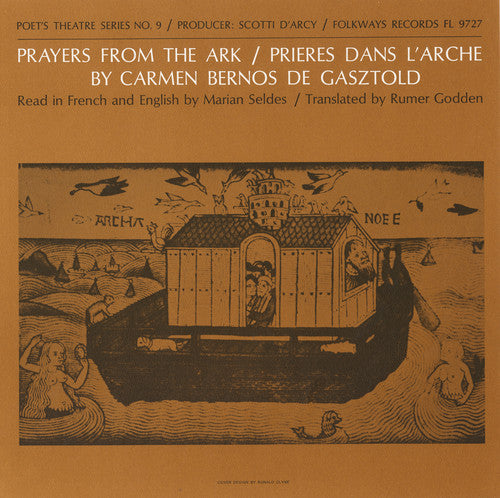 the album cover for Marian Seldes - Prayers from the Ark: French and English Poems