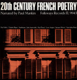 the album cover for Paul Mankin A - 20th Century French Poetry
