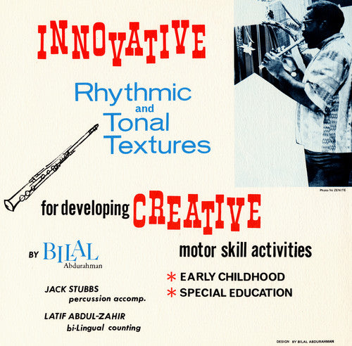 the album cover for Bilal Abdurahman - Innovative Rhythmic and Tonal Textures