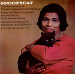 the album cover for Marian Anderson - Snoopycat: The Adventures of Marian Anderson's