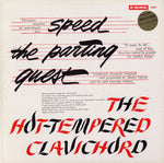 the album cover for Jimmy Carroll Percussion Ensemble - Speed the Parting Guest Hot-Tempered Clavichord
