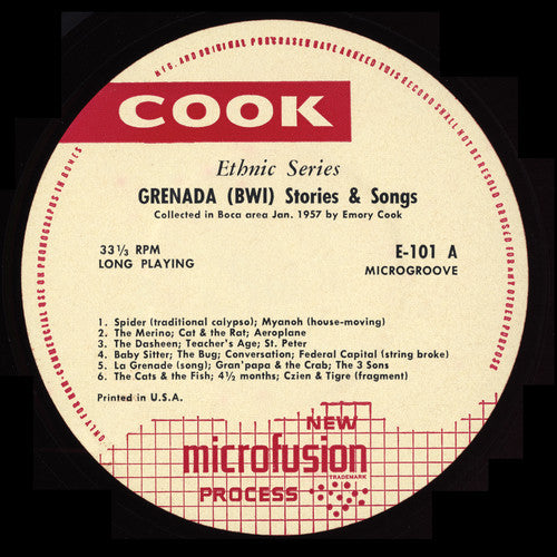 the album cover for Grenada Stories & Songs - Grenada Stories & Songs / Various