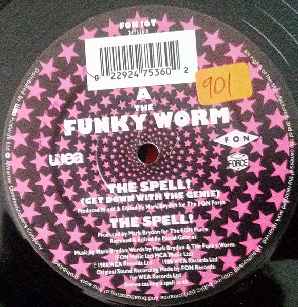 The Funky Worm* : The Spell! (Get Down With The Genie) (12")