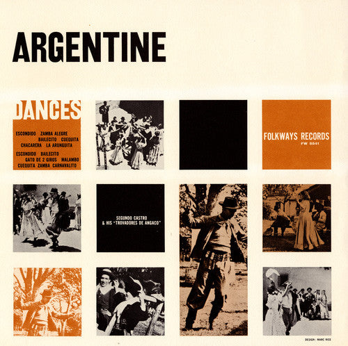 Segundo Castro - Folk Dances and Dance Songs of Argentina (CD)