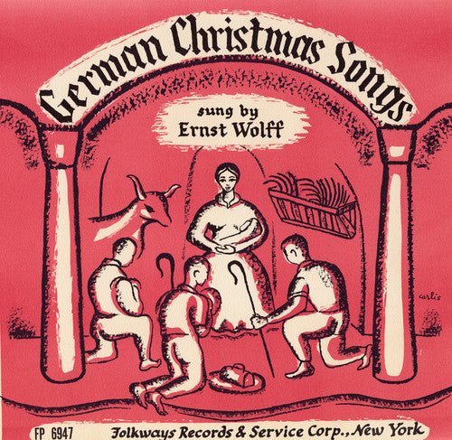 the album cover for Ernst Wolff - German Christmas Songs