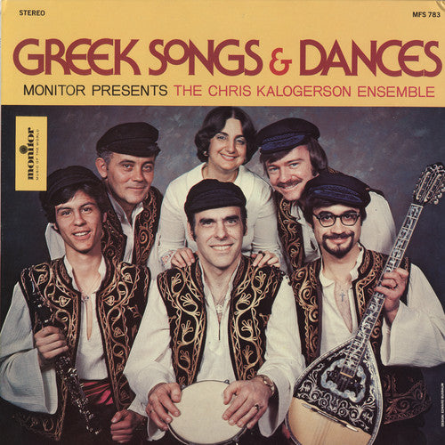 the album cover for Chris Kalogerson - Greek Songs and Dances