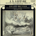 the album cover for Eduard Brunner - Quartets for Clarinet & String Trio 1-4