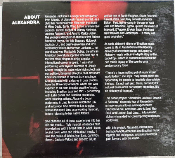 Alexandra Jackson (3) : Legacy & Alchemy (2xCD, Album)