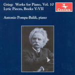 the album cover for Antonio Pompa-Baldi - Works for Piano 10