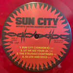Artists United Against Apartheid : Sun City (LP, Album, Ltd, RE, RM, Red)