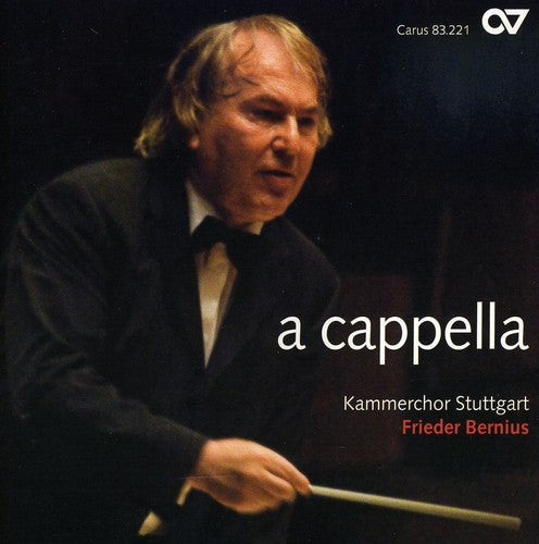 the album cover for Brahms/Homilius/Bartholdy - A Cappella