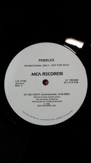 Pebbles : Do Me Right (12", Promo)