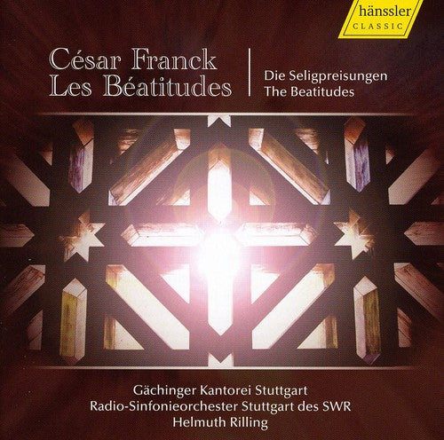 the album cover for Helmuth Rilling - Les Beatitudes