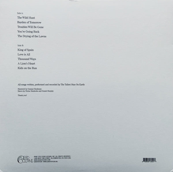 The Tallest Man On Earth : The Wild Hunt (LP, Album, Club, Ltd, RE, Blu + 7")