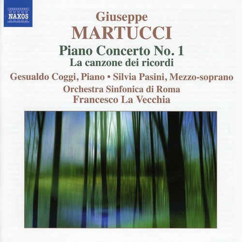 the album cover for G. MARTUCCI - Piano Concerto Bo 1 la Canzone Dei Ricordi