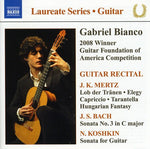 the album cover for Gabriel Bianco - Laureate Guitar Series: Guitar Recital